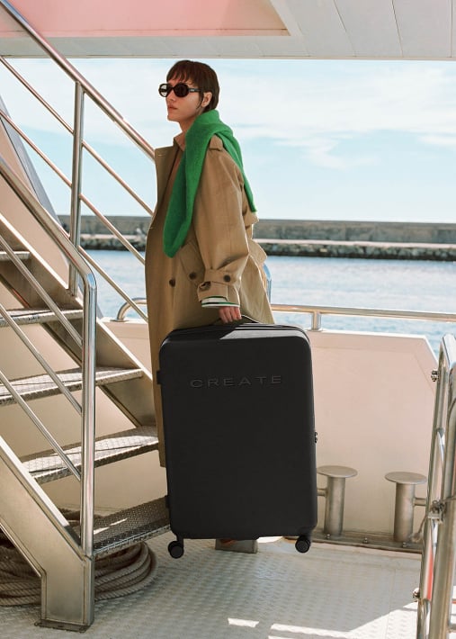 LUGGAGE STUDIO - Mala rígida de policarbonato com cadeado TSA e rodas multidirecionais