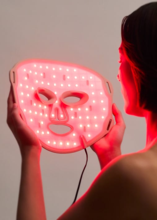 SKINCARE LED MASK 8 in 1 - Máscara de tratamento LED 8 em 1