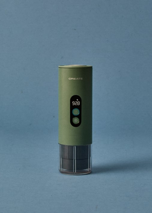 THERA MOVE - Máquina de café expresso portátil 15 bar para cápsulas e café moído