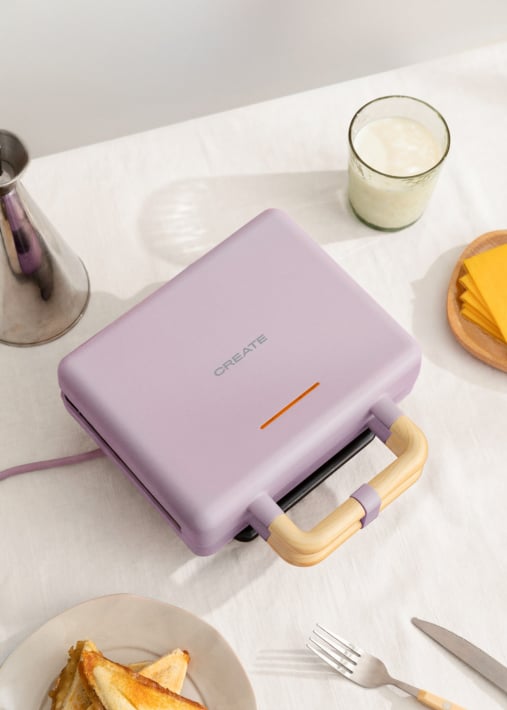 STONE STUDIO - Sanduicheira grill e máquina de waffles com placas intercambiáveis