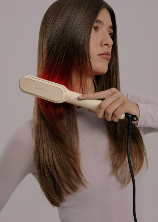 ION LED STYLER - Escova alisadora iónica com tratamento LED
