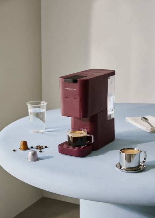 THERA STUDIO - Máquina de café expresso multi-cápsulas e café moído