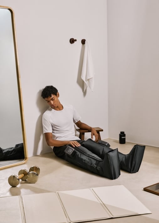 BODYCARE PRESSO BOOTS - Botas de pressoterapia sem fios com 5 câmaras de ar