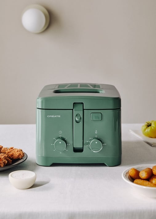 OIL FRYER - Fritadeira de 2,5 L com filtro antiodores e janela de visualização