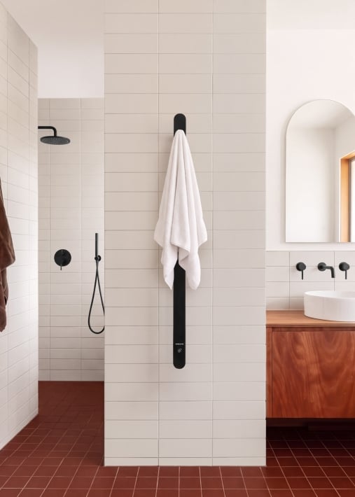 WARM TOWEL TUBE OVAL - Toalheiro elétrico de barra 40 W