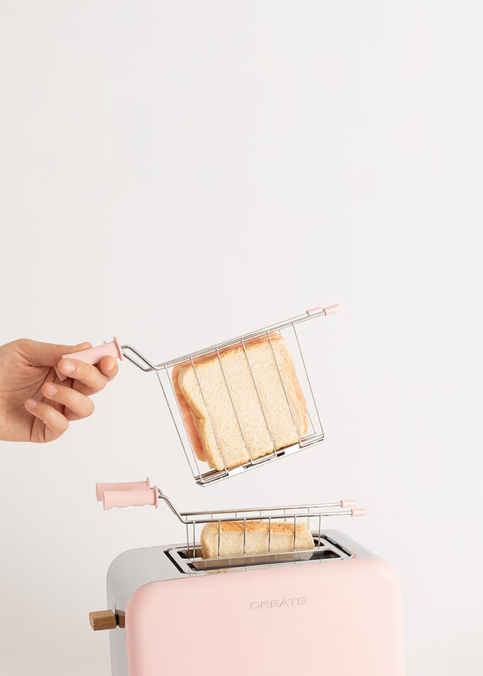CONJUNTO DE 2 PINÇAS DE GRELHA para sanduíches em Toast Retro Pequena e Toast Stylance Pequena, imagem da galeria 2