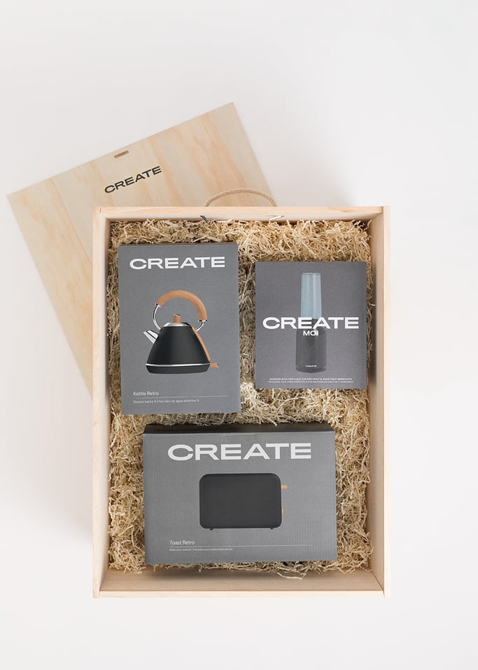 TEA TIME BOX - Caixa de oferta com chaleira elétrica + torradeira + liquificador, imagem da galeria 2