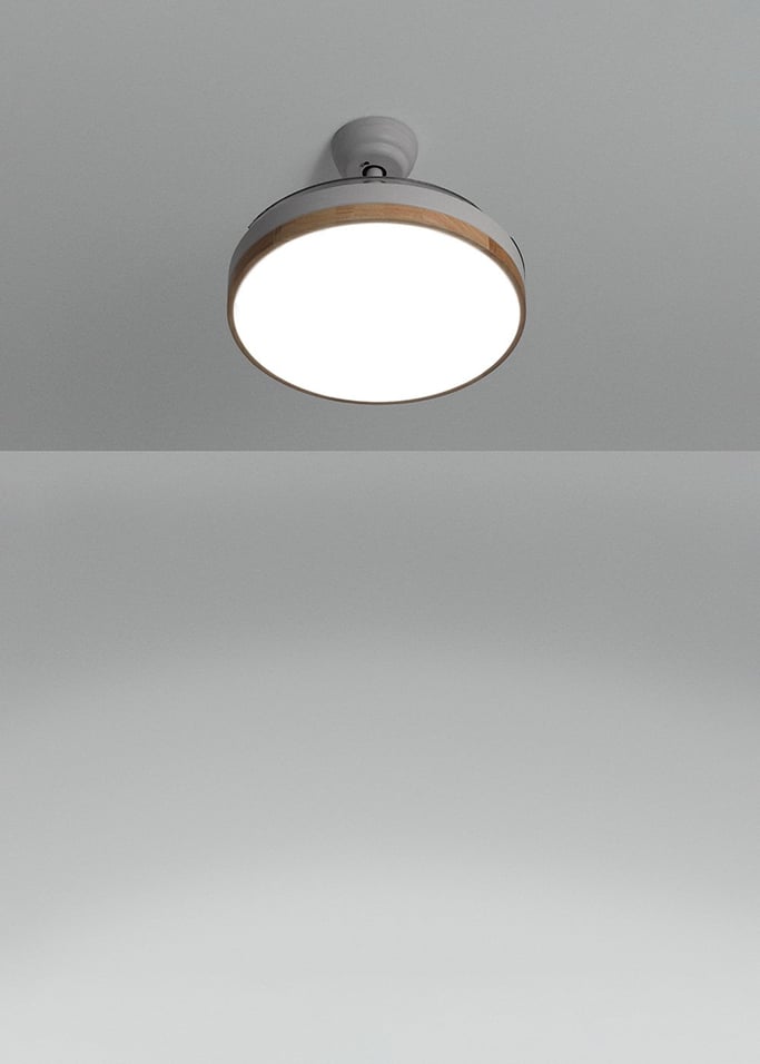 WIND CLEAR - Ventilador de teto 40W silencioso Ø108cm lâminas retrácteis, imagem da galeria 2