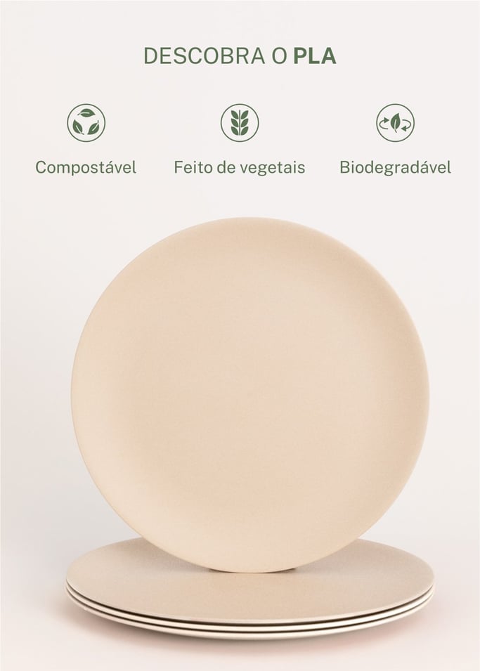 KITCHENWARE OUTDOOR ECO - Conjunto de 4 pratos para exterior, imagem da galeria 3