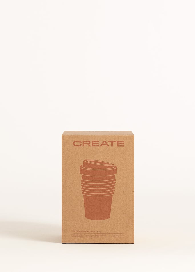 KITCHENWARE OUTDOOR ECO - Chávena de café com tampa feita de material reciclado, imagem da galeria 7