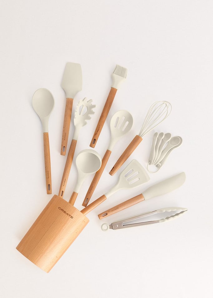KITCHENWARE STUDIO - Utensílios de cozinha de madeira e silicone, imagem da galeria 5