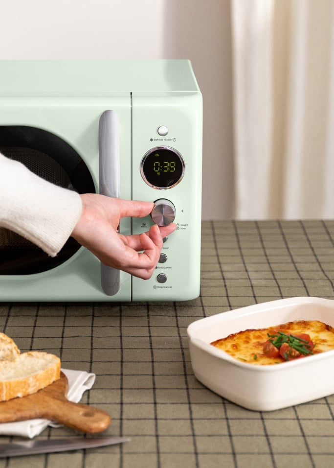 MICROWAVE RETRO - Micro-ondas 20L grill digital 900W, imagem da galeria 3