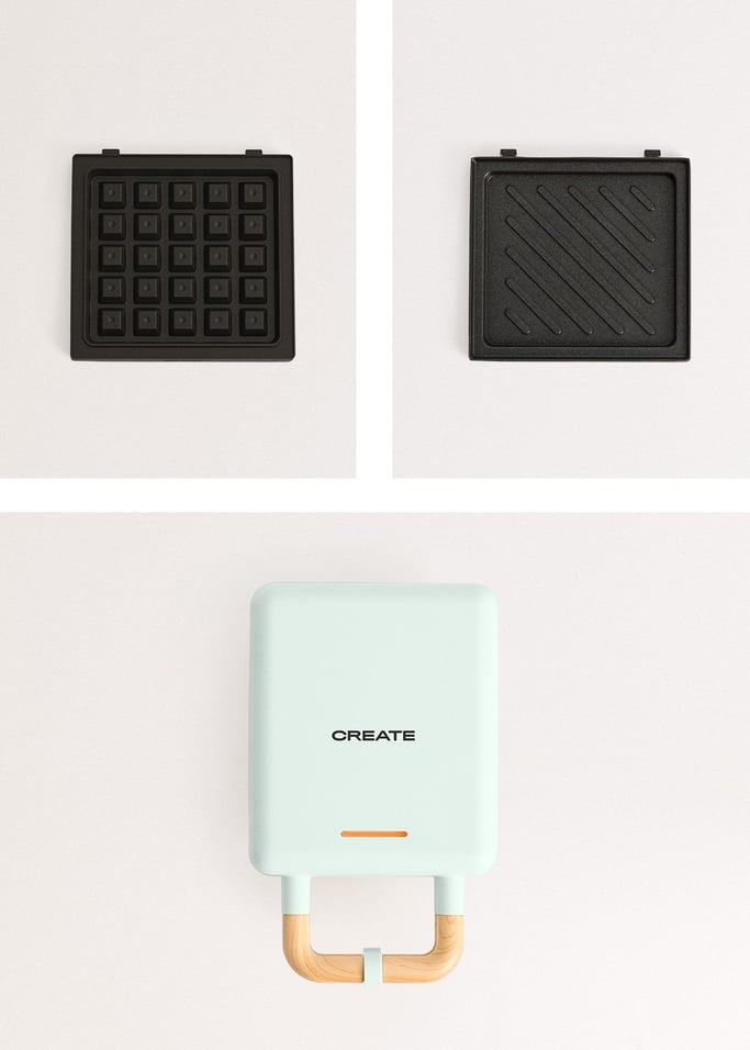 STONE STUDIO - Sanduicheira grill e máquina de waffles com placas intercambiáveis, imagem da galeria 7