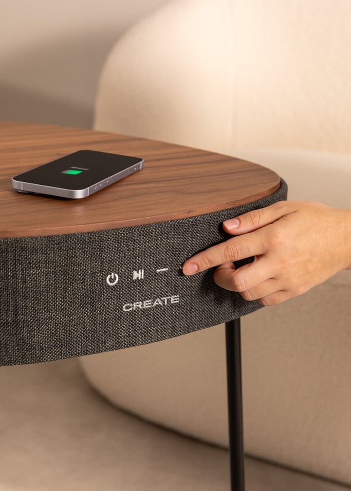 SPEAKER TABLE 180 - Mesa altifalante com som unidirecional 180º, Bluetooth e carregamento sem fios, imagem da galeria 3