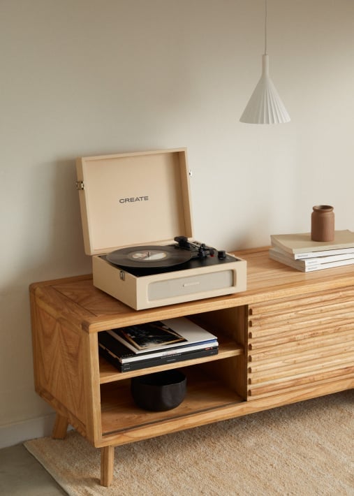 Comprar RECORD PLAYER RETRO - Tocadiscos Retro com Bluetooth, USB, SD, MicroSD e gravador / reprodutor de MP3