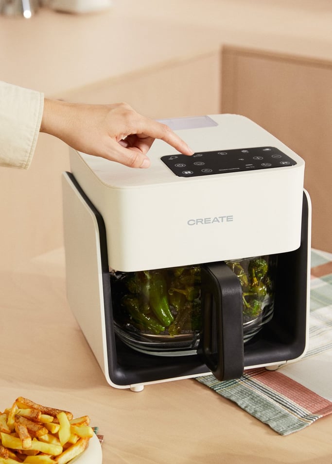 AIR FRYER STUDIO CRYSTAL - Fritadeira de ar em vidro 4,2 L com vaporizador opcional, imagem da galeria 4