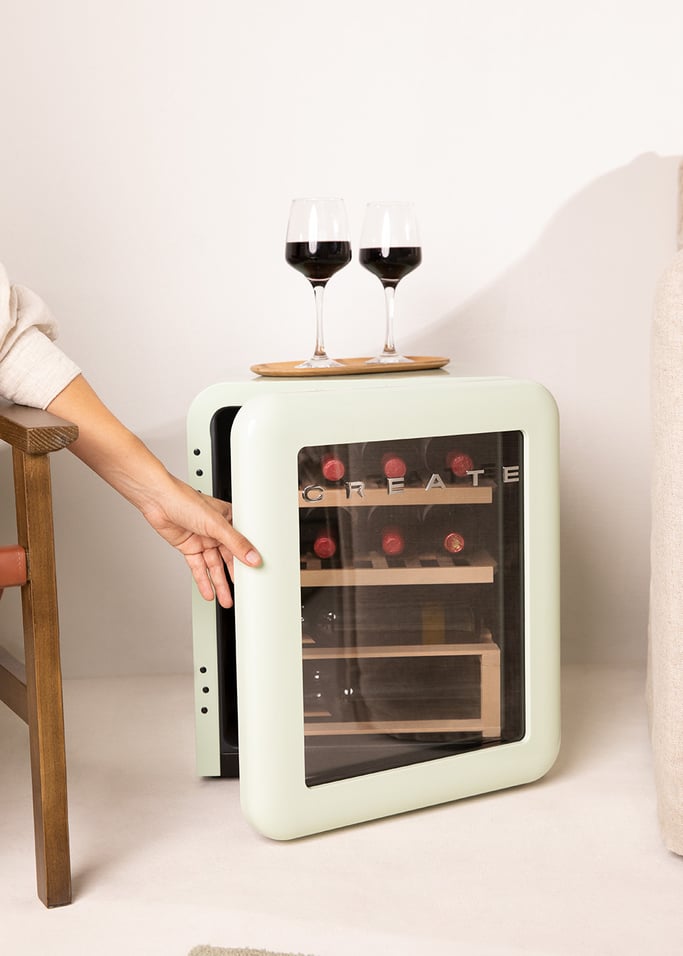 WINECOOLER RETRO - Refrigerador de vinho elétrico de estilo retro para 12, 45 ou 76 garrafas, imagem da galeria 3