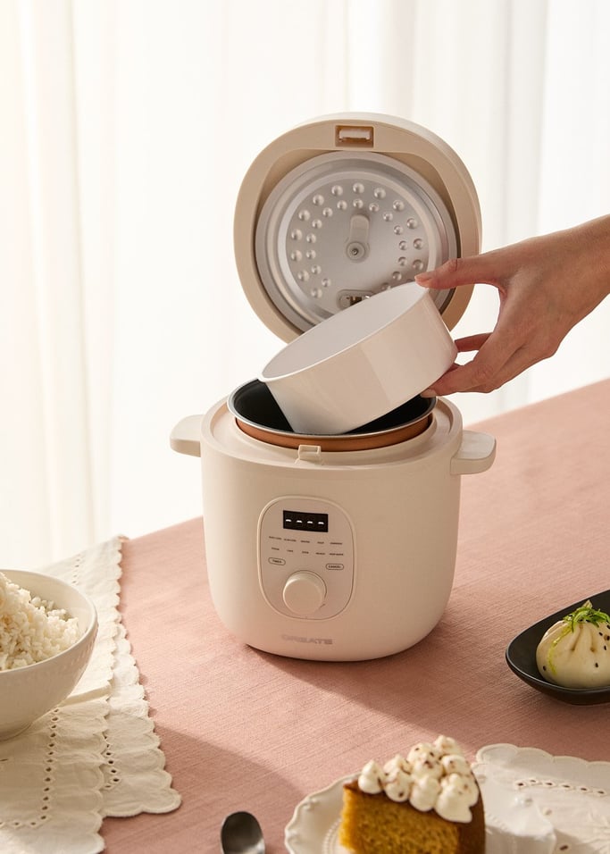 RICE COOKER STUDIO - Panela de arroz elétrica multifuncional com cesto a vapor, imagem da galeria 3