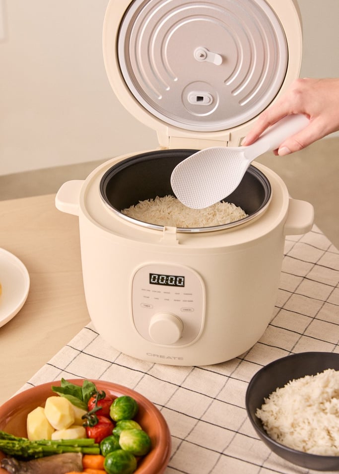 RICE COOKER STUDIO - Panela de arroz elétrica multifuncional com cesto a vapor, imagem da galeria 3