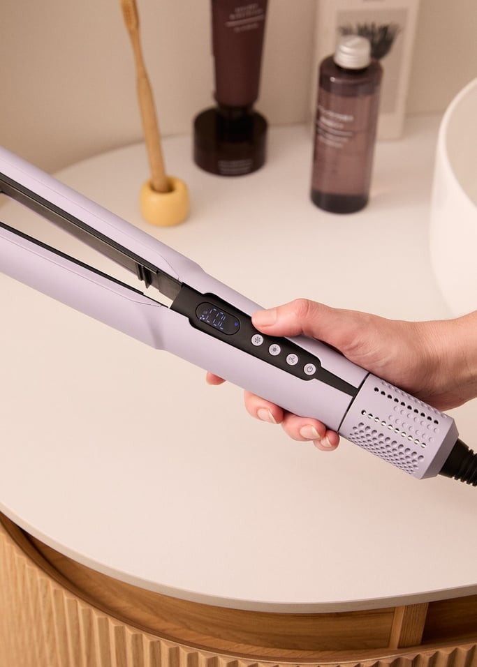 CERAMIC AIR STYLER DUAL - Chapinha secadora iônica 2 em 1 para cabelo molhado ou seco com revestimento cerâmico, imagem da galeria 4