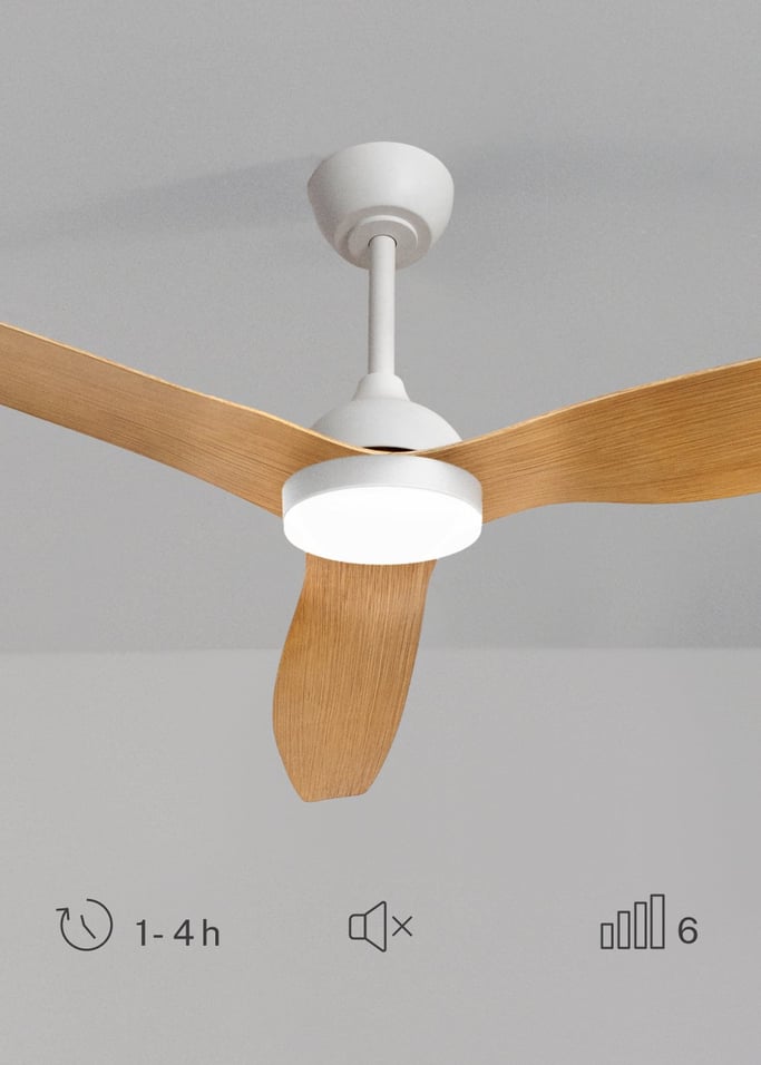 WIND BALANCE - Ventilador de teto 40W silencioso Ø132 cm, imagem da galeria 4