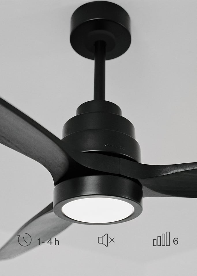 WIND STYLANCE - Ventoinha de teto 40W silencioso 100% madeira vários tamanhos, imagem da galeria 4