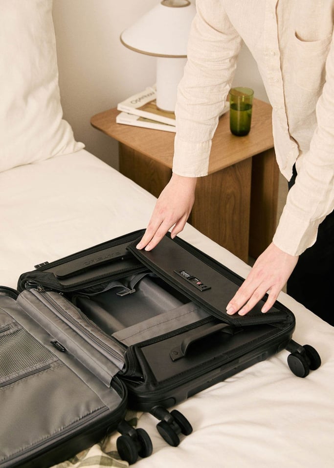 LUGGAGE STUDIO FOLDABLE - Mala rígida dobrável de cabine em policarbonato com cadeado TSA e rodas multidirecionais, imagem da galeria 4