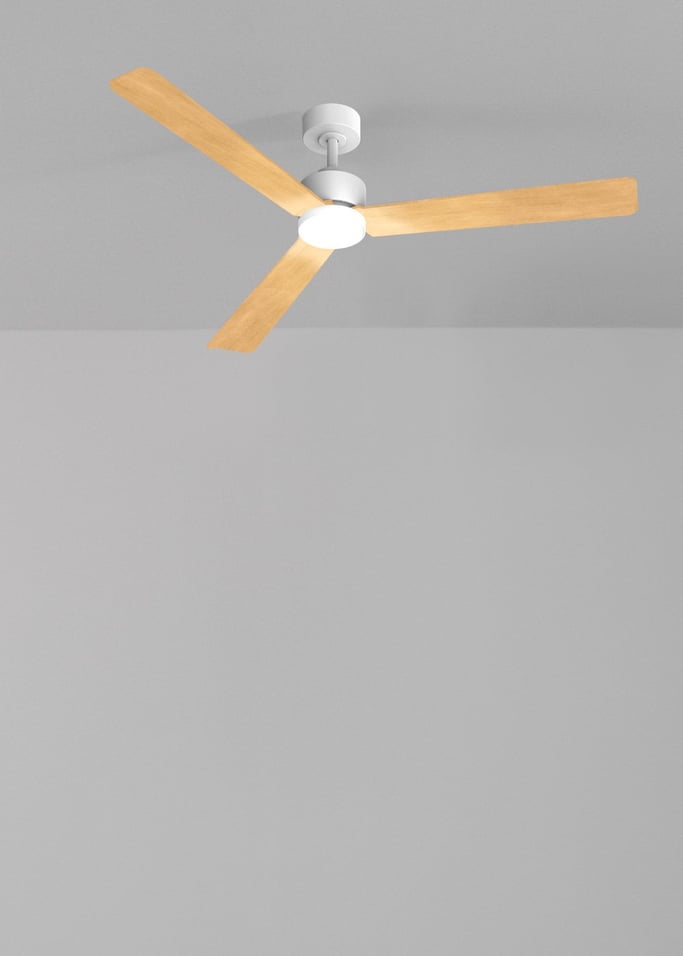 WIND MODERN - Ventoinha de teto silenciosa 40W com luz LED disponível em vários tamanhos, imagem da galeria 2