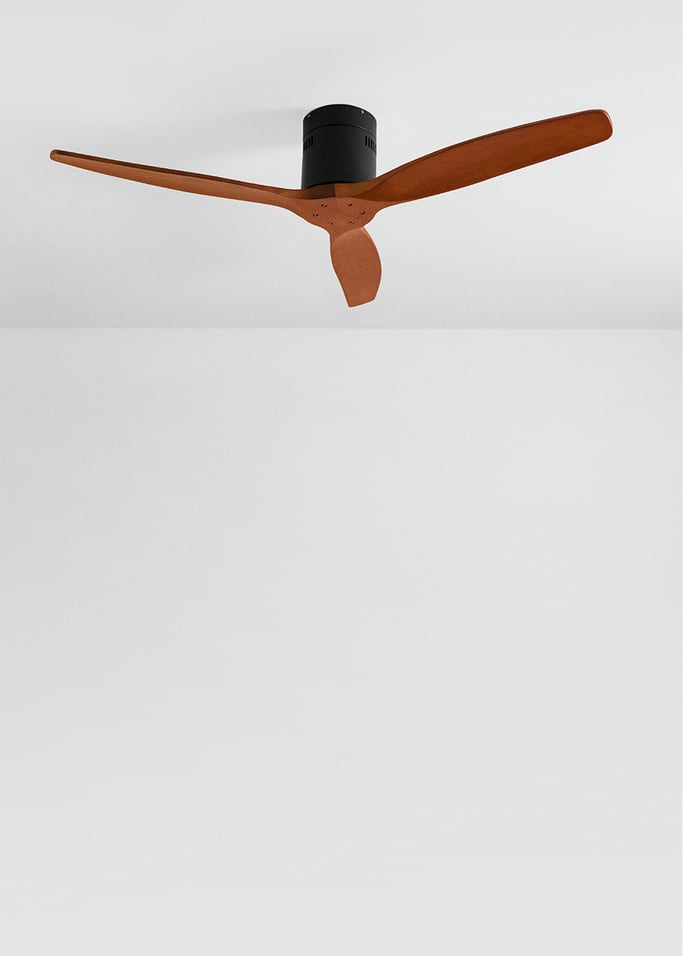 WIND CALM NATURAL WOOD - Ventoinha de teto 40W silencioso 100% madeira vários tamanhos, imagem da galeria 2