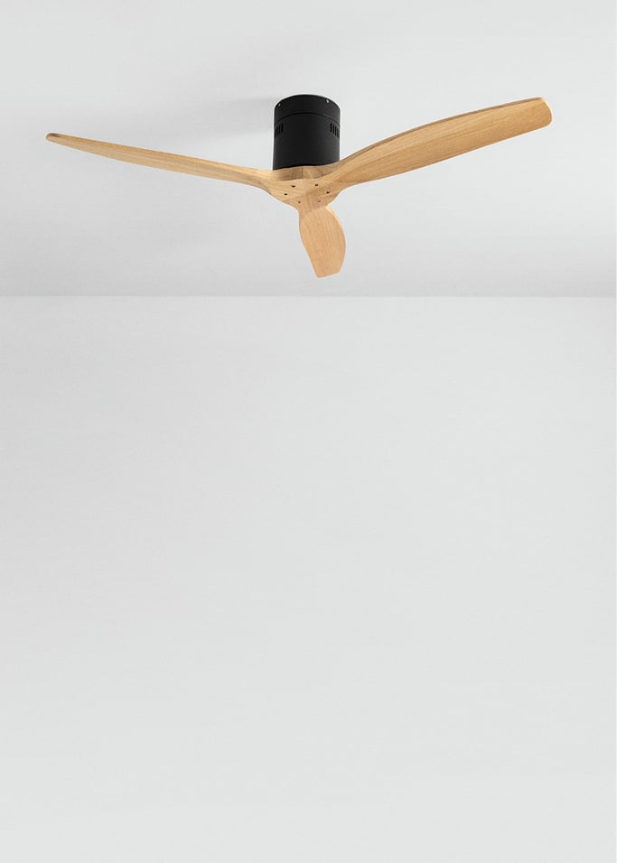 WIND CALM NATURAL WOOD - Ventoinha de teto 40W silencioso 100% madeira vários tamanhos, imagem da galeria 2