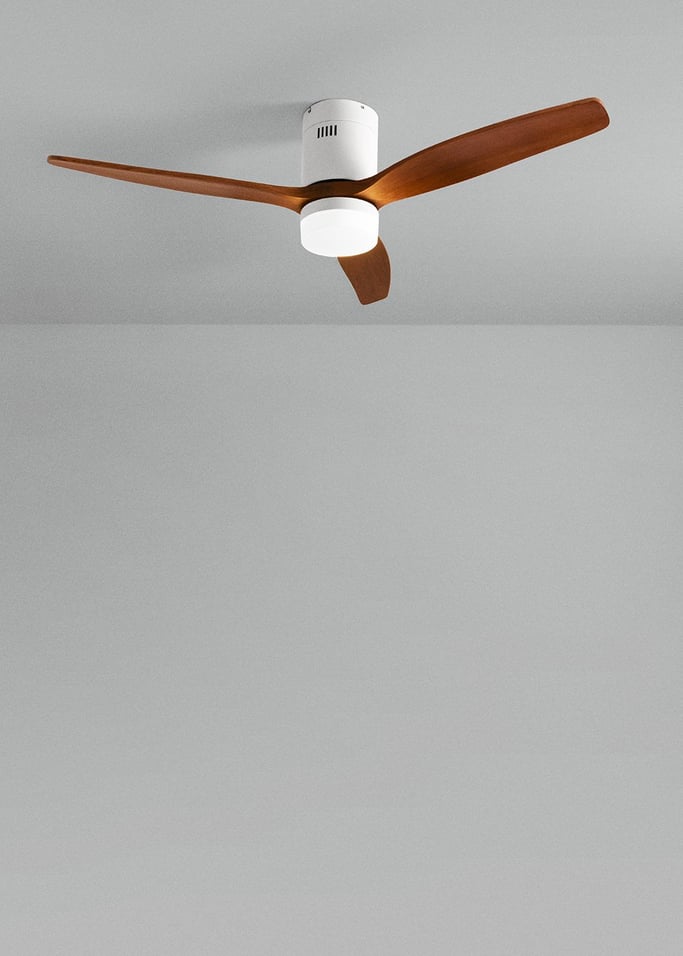 WIND CALM NATURAL WOOD - Ventoinha de teto 40W silencioso 100% madeira vários tamanhos, imagem da galeria 2