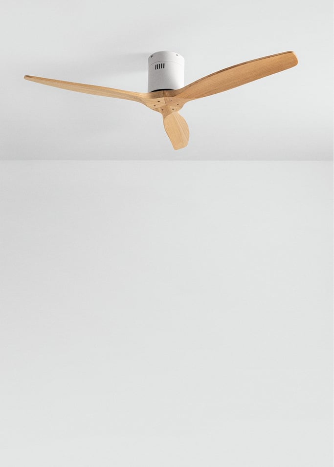 WIND CALM NATURAL WOOD - Ventoinha de teto 40W silencioso 100% madeira vários tamanhos, imagem da galeria 2