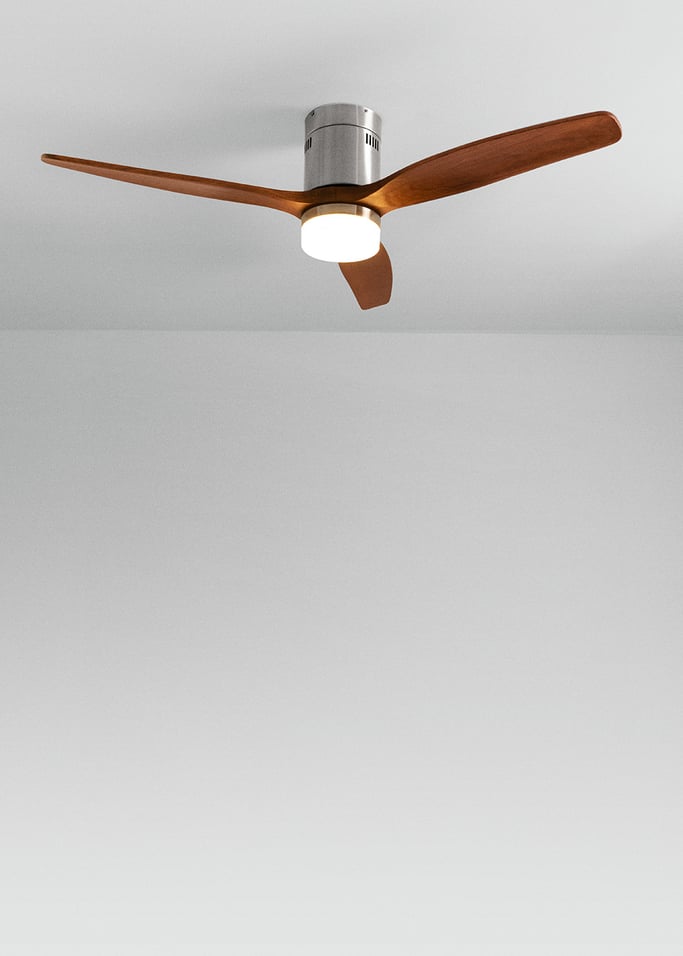 WIND CALM NATURAL WOOD - Ventoinha de teto 40W silencioso 100% madeira vários tamanhos, imagem da galeria 2