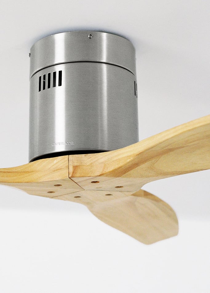 WIND CALM NATURAL WOOD - Ventoinha de teto 40W silencioso 100% madeira, imagem da galeria 6