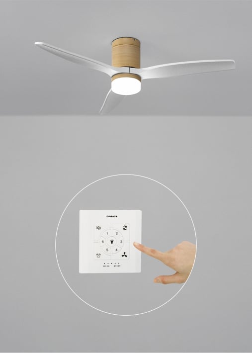 Comprar WIND CALM - Ventilador de teto silencioso de 40 W com pás técnicas em ABS de vários tamanhos