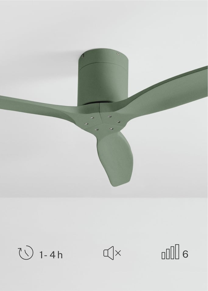 WIND CALM - Ventilador de teto silencioso de 40 W com pás técnicas em ABS de vários tamanhos, imagem da galeria 4