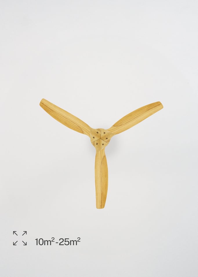 WIND STYLANCE - Ventoinha de teto 40W silencioso 100% madeira vários tamanhos, imagem da galeria 5