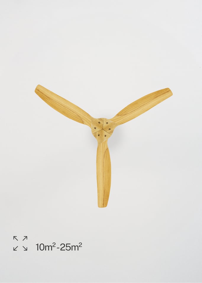 WIND STYLANCE - Ventoinha de teto 40W silencioso 100% madeira vários tamanhos, imagem da galeria 5