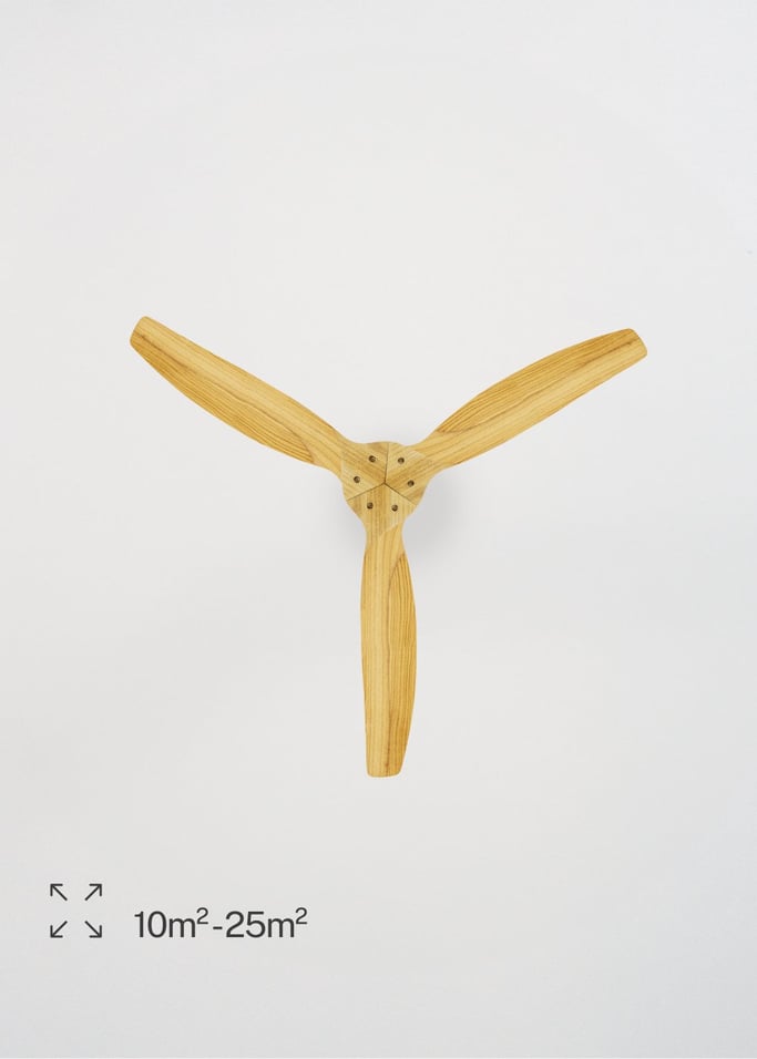 WIND STYLANCE - Ventoinha de teto 40W silencioso 100% madeira vários tamanhos, imagem da galeria 5