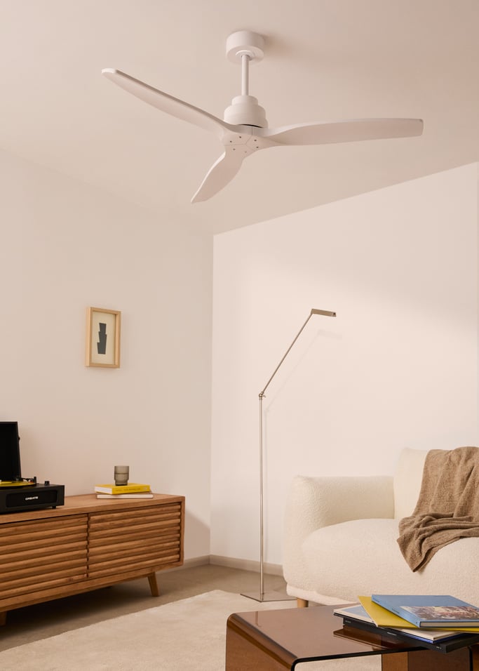 WIND STYLANCE - Ventoinha de teto 40W silencioso 100% madeira vários tamanhos, imagem da galeria 1