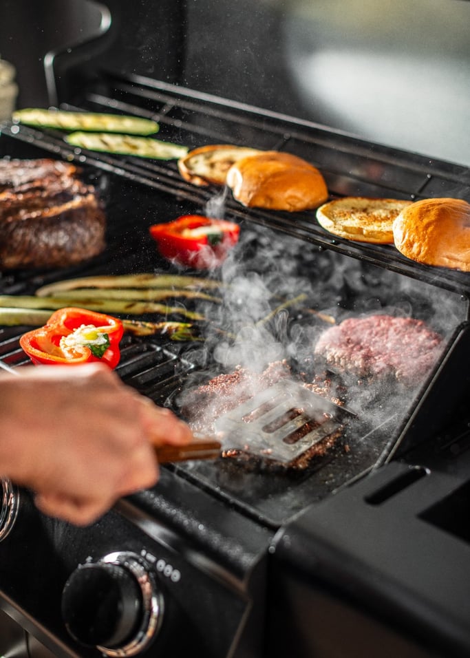 BBQ GAS BURNER PRO - Churrasqueira a gás com queimador lateral e mesa auxiliar, imagem da galeria 7