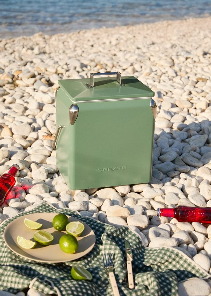 COOLER RETRO - Geleira térmica portátil 13L com abre-garrafas, imagem da galeria 2