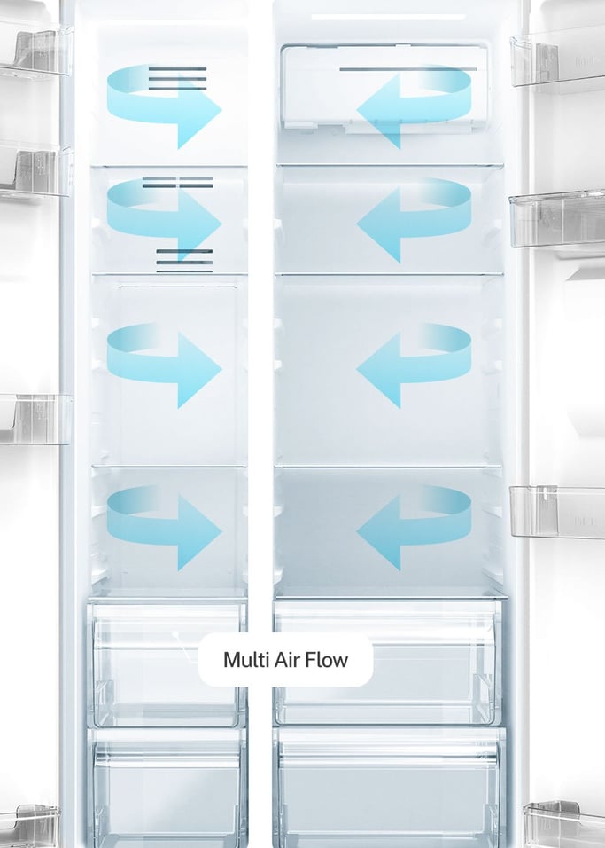 FRIDGE STUDIO SIDE BY SIDE 559 - Frigorífico com dispensador de água Side by side 559L No Frost, imagem da galeria 6