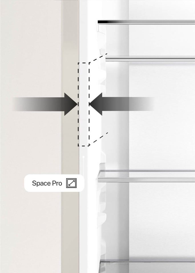 FRIDGE STUDIO COMBI PRO FLEX 401 - Frigorífico de estilo italiano 401L No Frost com Space Pro e Care+, imagem da galeria 6