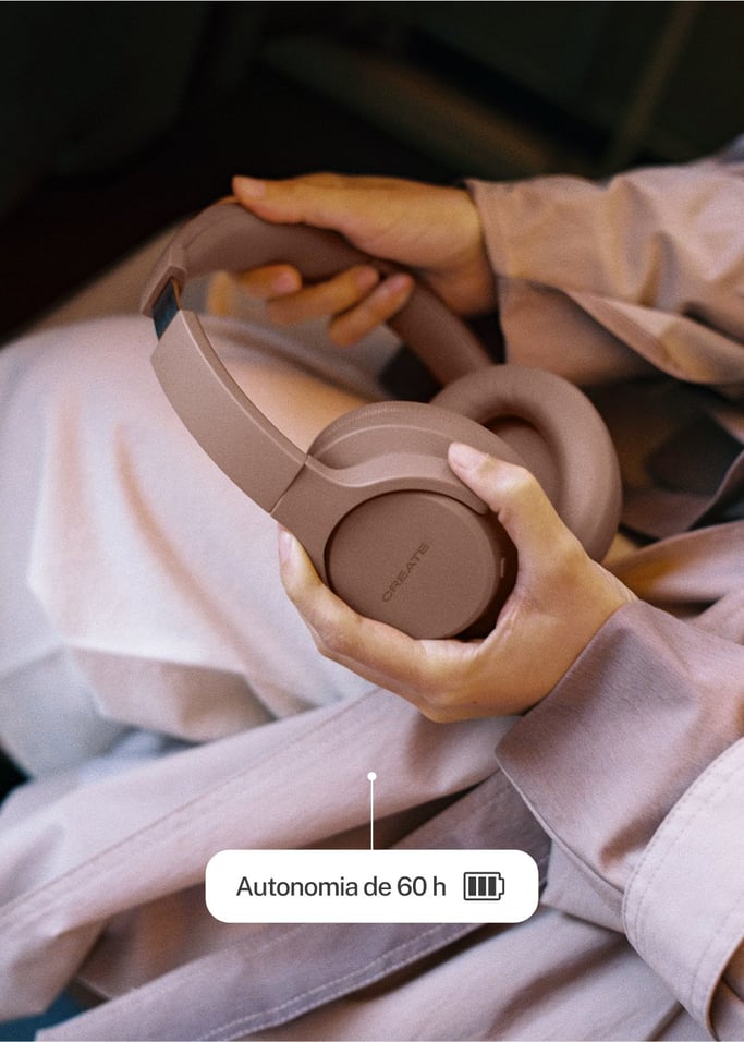 HEADPHONES ANC STUDIO - Auscultadores sem fios over-ear com cancelamento de ruído, imagem da galeria 4