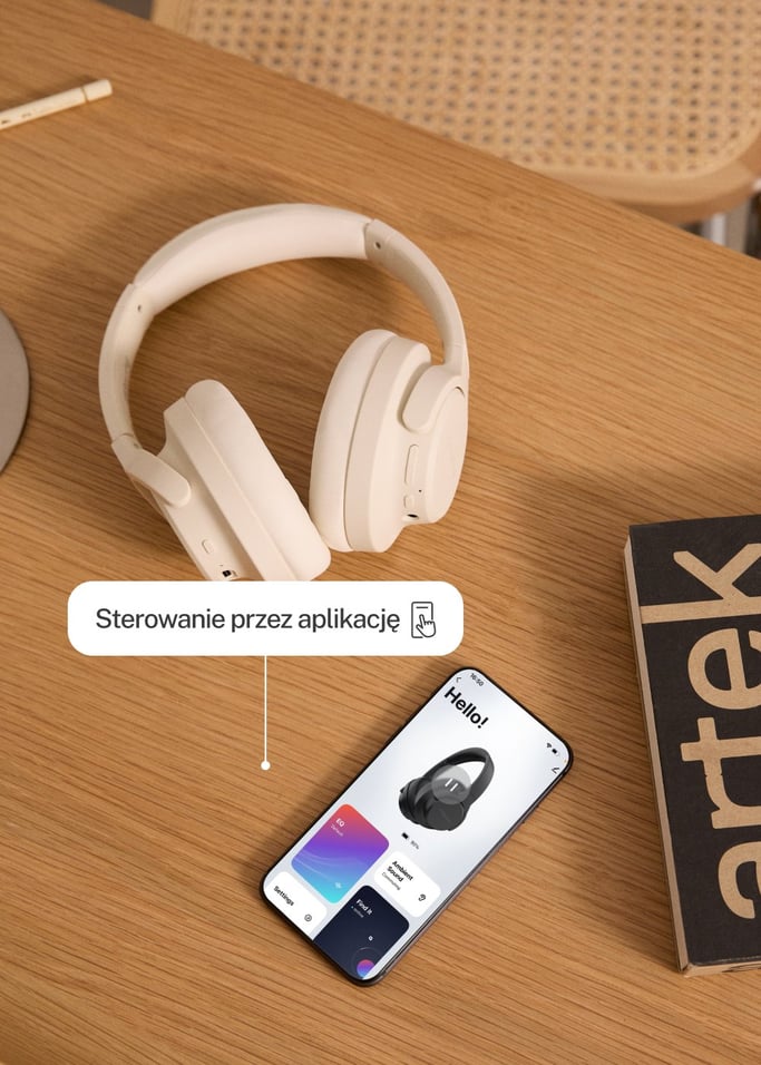 HEADPHONES ANC STUDIO - Auscultadores sem fios over-ear com cancelamento de ruído, imagem da galeria 6