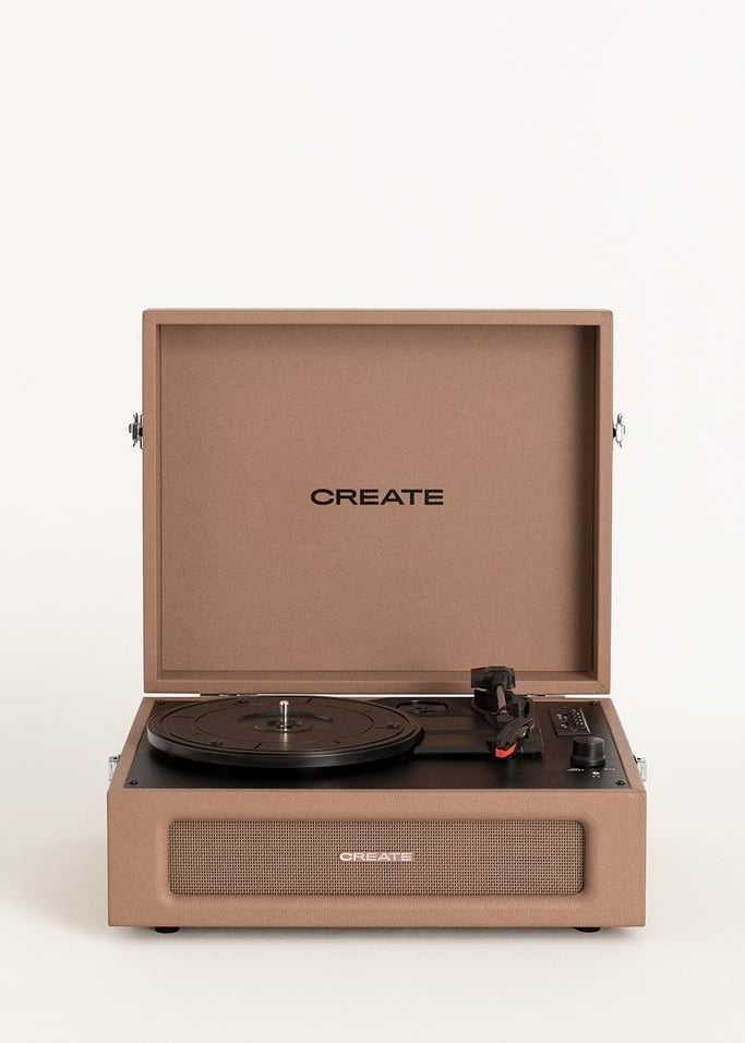 RECORD PLAYER RETRO - Tocadiscos Retro com Bluetooth, USB, SD, MicroSD e gravador / reprodutor de MP3, imagem da galeria 5