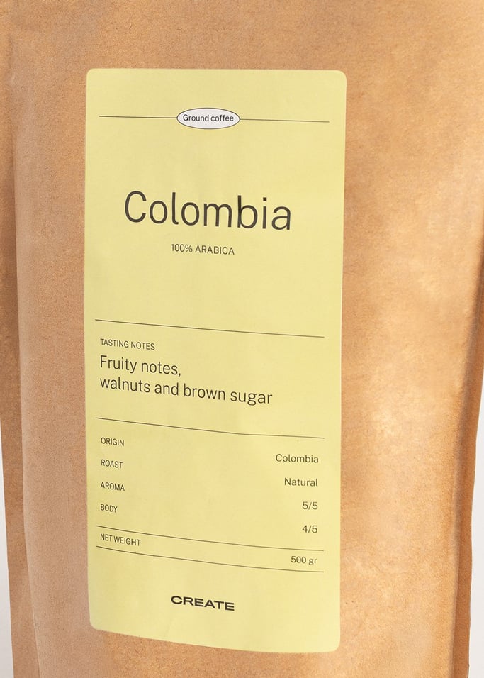 CAFÉ ESPECIALIDADE COLÔMBIA 100% ARÁBICA - Café especialidade Colômbia em grão e moído em vários tamanhos, imagem da galeria 2