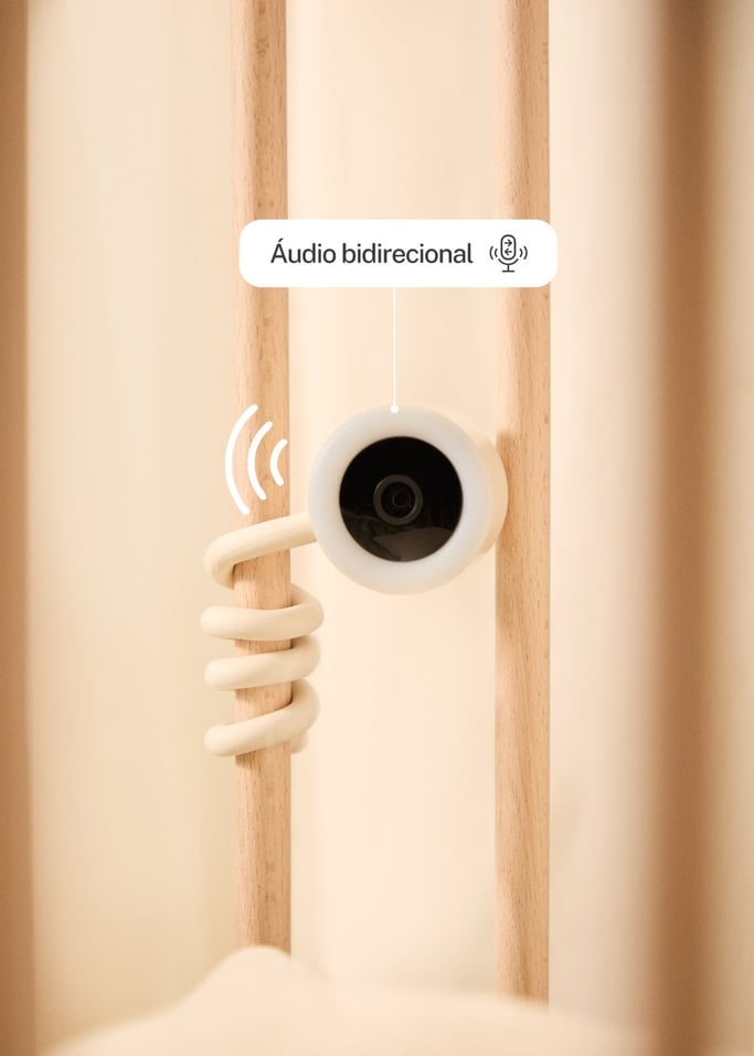 BABY CAM CONNECT - Câmara de vigilância para bebés com wifi e áudio bidirecional, imagem da galeria 4