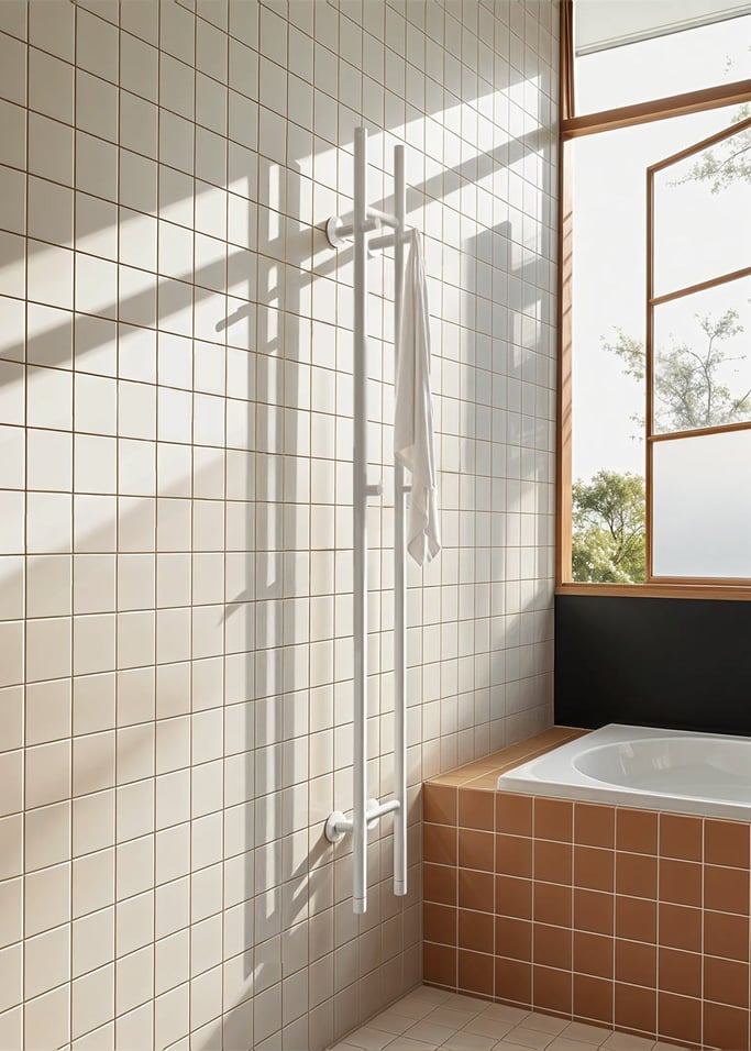 WARM TOWEL TUBE - Toalheiro elétrico 60W/120W, imagem da galeria 1